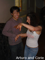 Arturo and Corie / Kathy and Andy