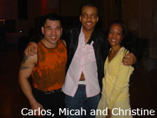 Carlos,Micah,Christine / Kathy and Angie